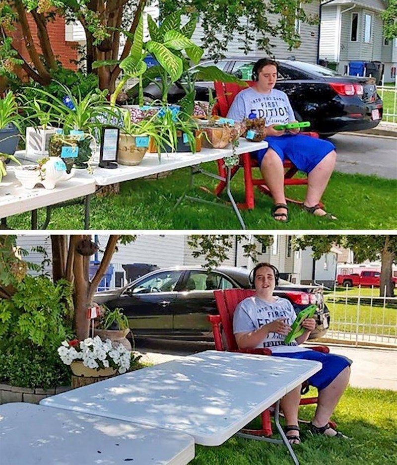 14. "Pomogla sam svom sinu koji boluje od autizma da proda neke naše stvari. Susjedi su bili ekstra ljubazni i tijekom dana je uspio sve rasprodati."
