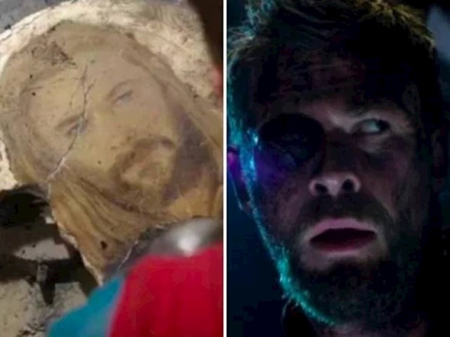 5. Kada Thor pronađe oštećeni kraljevski mural, nije slučajno da mu je jedno oko napuklo. To je vrlo izravno predviđanje onoga što mu se dogodi nedugo zatim...