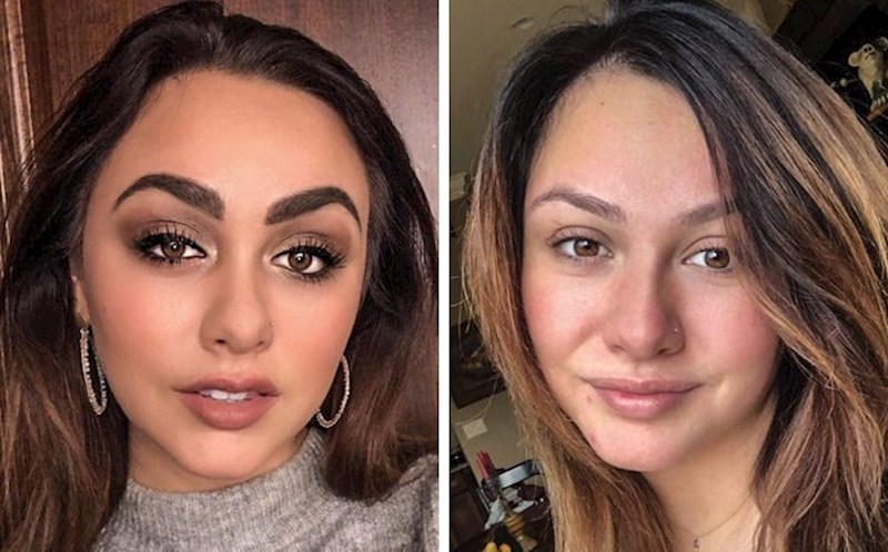 14. Nakon godina teške šminke, shvatila sam da puno bolje izgledam bez make upa.