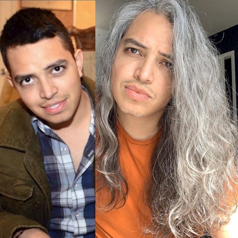 12. "Odlučio sam pustiti svoju prirodnu kosu i tako biti primjer drugima. Ne morate se farbati da izgledate mlado!"