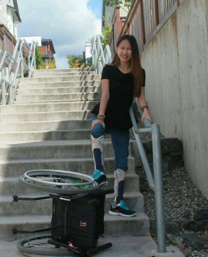 17. "Moja prijateljica je paralizirana nekoliko godina. Napokon je dočekala ovaj trenutak!"