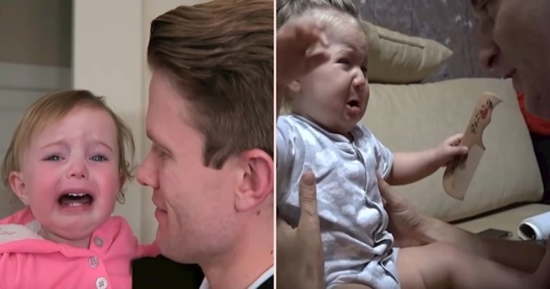 VIDEO Presmiješne reakcije djece nakon što su njihovi očevi obrijali brade