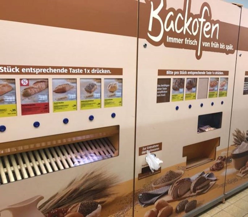 6. U nekim supermarketima u Njemačkoj možete kupiti kruh iz ovakvih automata