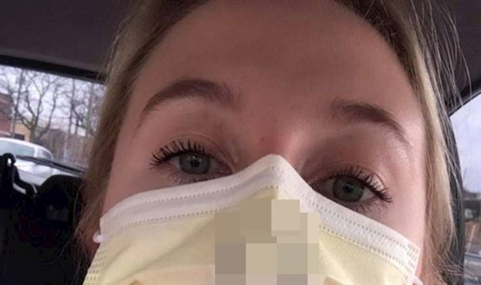 Ova žena odlučila je napraviti malo zanimljiviju masku, pogledajte kako joj je to uspjelo