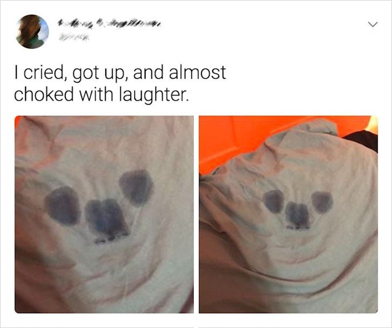 "Plakala sam pod plahtom, pa sam se skoro ugušila od smijeha kad sam ustala."