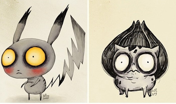 Ovako bi izgledali pokemoni da ih je nacrtao Tim Burton