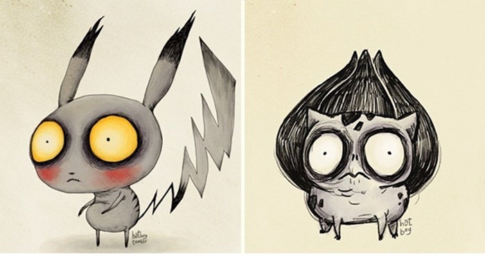 Ovako bi izgledali pokemoni da ih je nacrtao Tim Burton