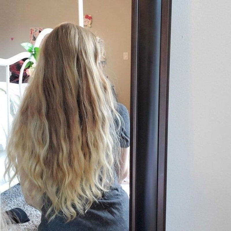 "Kosa mi je konačno narasla do željene dužine."