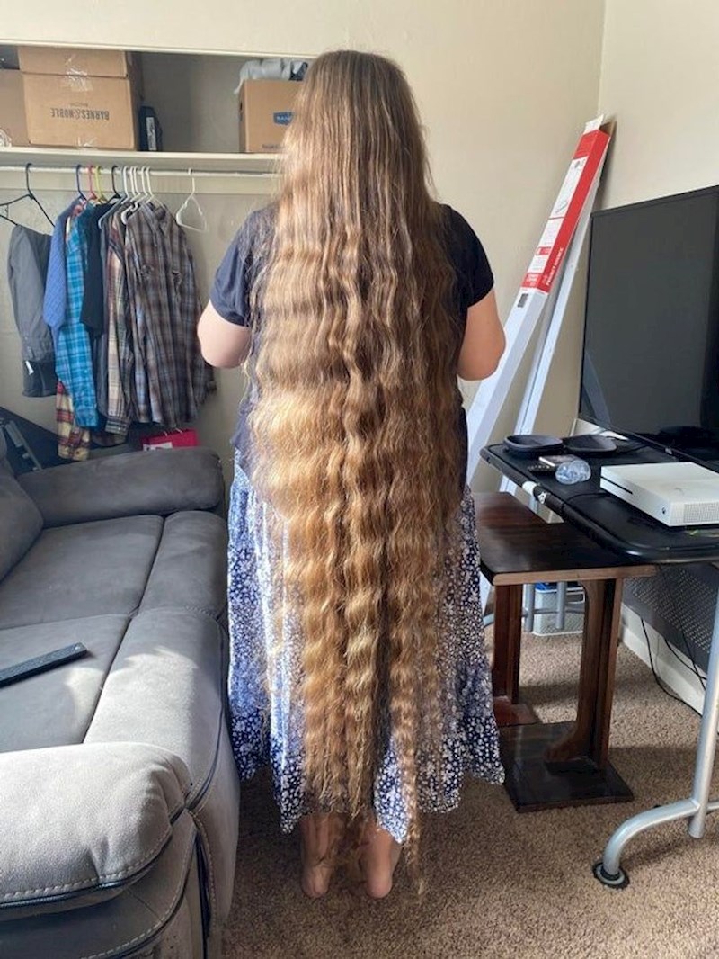 "Ovako moja kosa izgleda nakon što raspustim pletenicu."