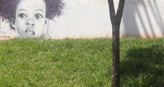 Kad se spoje umjetnost i priroda: Mural djevojčice savršeno se uklopio u okolinu
