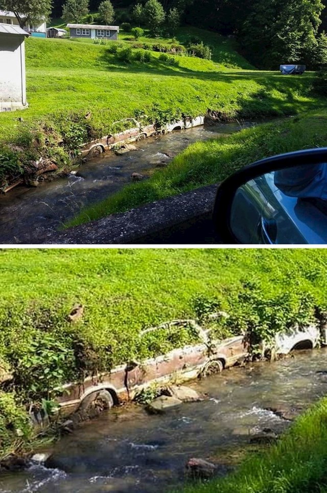 1. Zanimljiv način za iskoristiti karoserije starih automobila