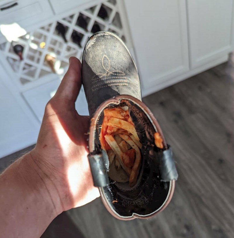 16. A bio sam tako ponosan što je moj sin pojeo sve što je bilo na tanjuru...