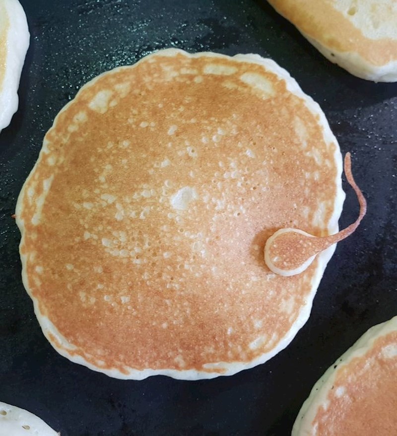 19. Palačinke koje su slučajno ispale kao spermić koji ulazi u jajnu stanicu😆