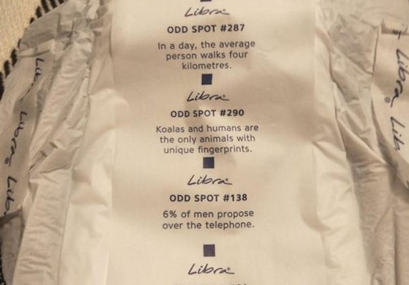 15. Ulošci u Australiji imaju jako zanimljive podatke otisnute na zaštitnom papiru.