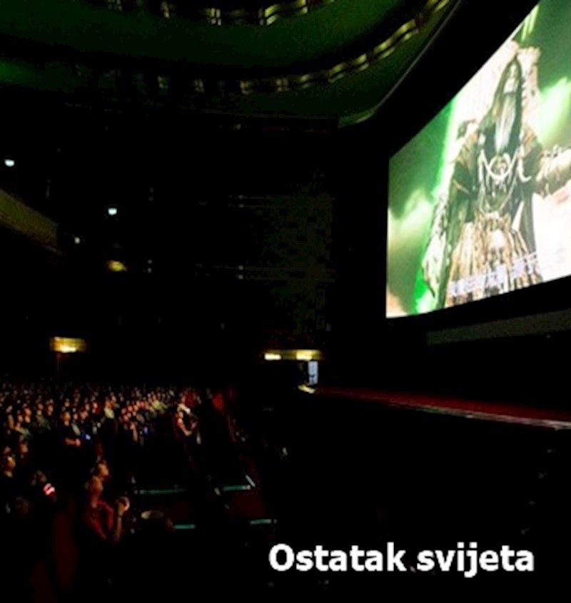 1. U malezijskim kinima svjetla tijekom projekcije filma su upaljena.