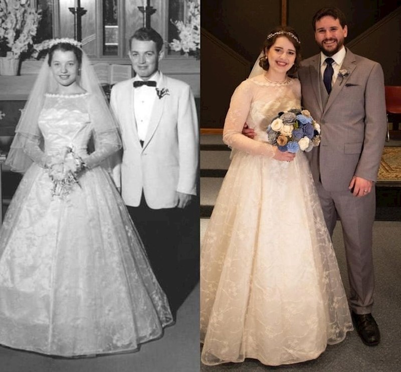 4. Udala sam se u istoj vjenčanici kao i moja baka davne 1945.