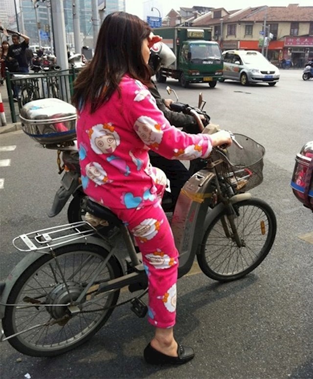 3. U Kini je sasvim normalno izaći vani u pidžami.