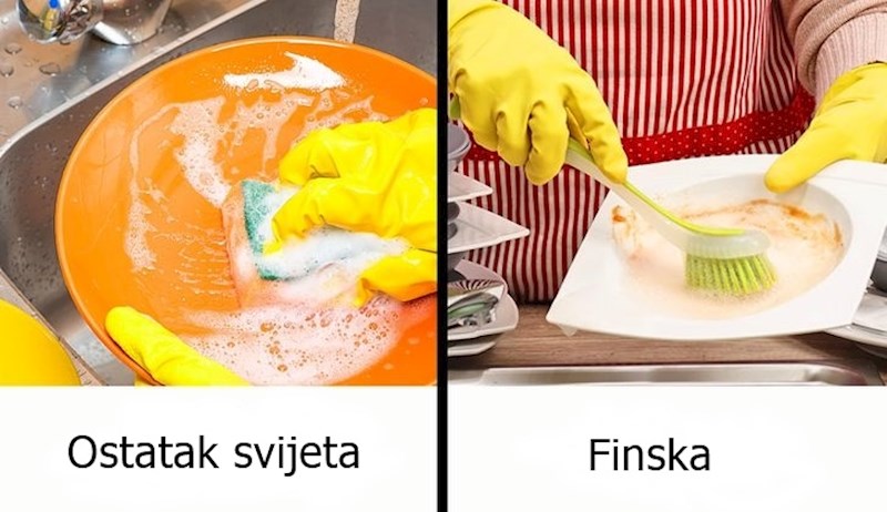 2. Finci ne koriste spužvu za suđe