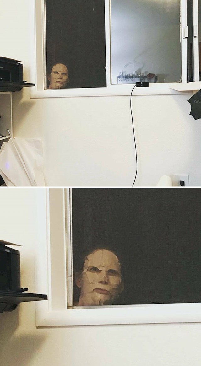 6. Ovako ga je prepala usred noći dok je radio u susjednoj sobi😂
