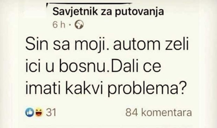 Tip je tražio savjet preko Fejsa, plakat ćete od smijeha kad vidite komentar jedne žene