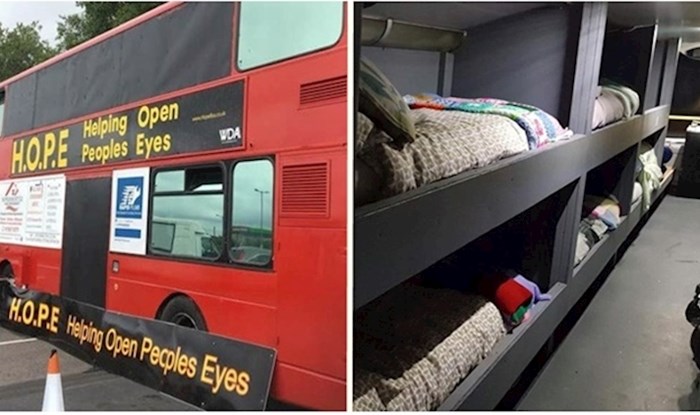 Bračni par pretvorio prepoznatljivi londonski autobus na kat u sklonište za beskućnike