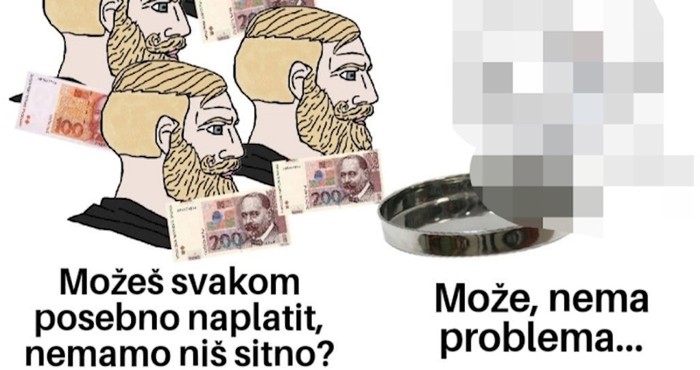 Evo kako se osjećaju konobari kad svatko plati za sebe u krupnim novčanicama