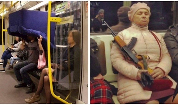 19 puta kad su ljudi u podzemnoj željeznici ugledali ekstremno čudne prizore