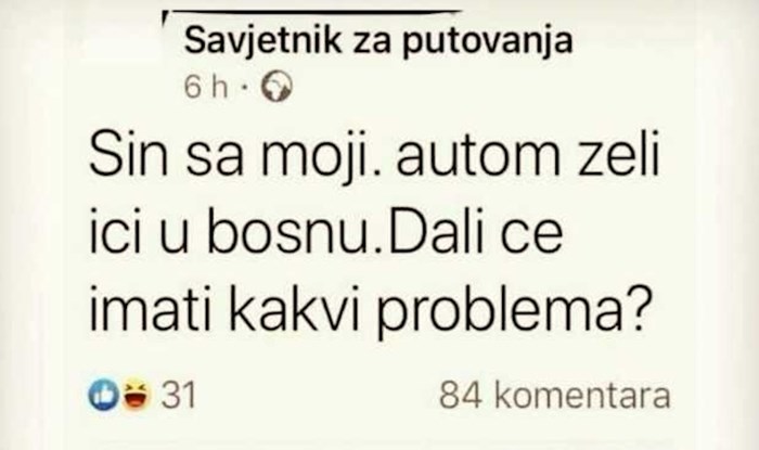 Tražio je savjet preko Fejsa, plakat ćete od smijeha kad vidite komentar jedne žene