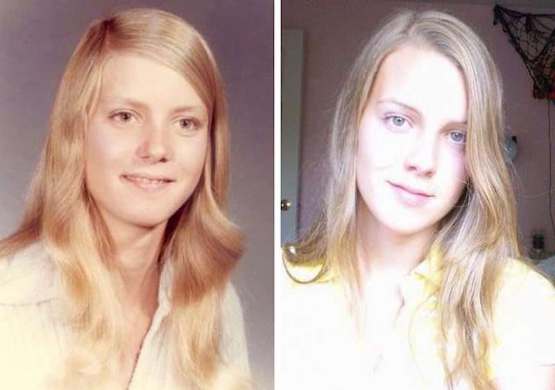 15. "Moja mama i ja u istoj dobi."