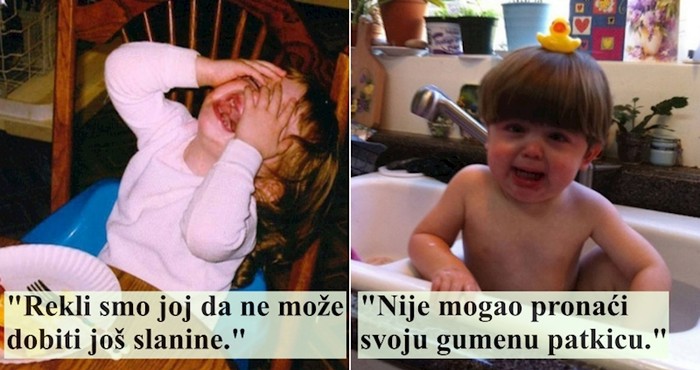 20 urnebesnih razloga iz kojih su djeca briznula u plač i nasmijala milijune na internetu