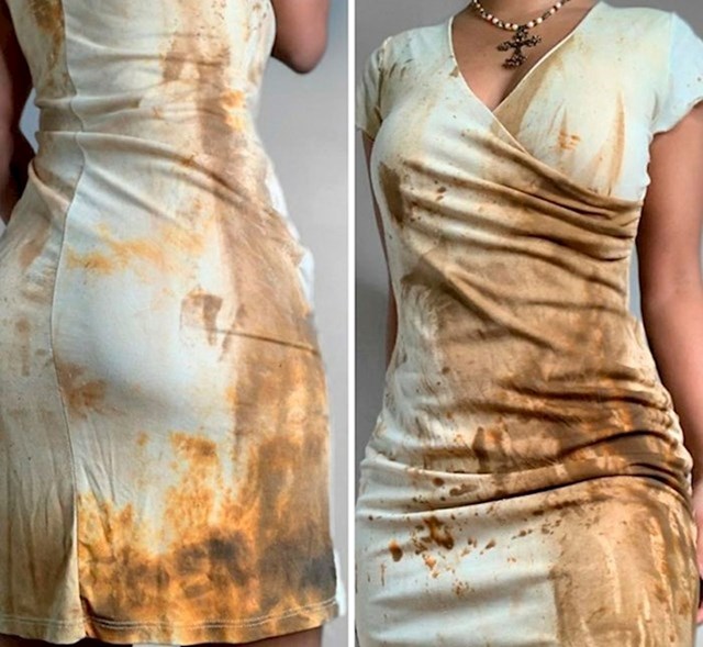 12. Ova haljina nije prljava...