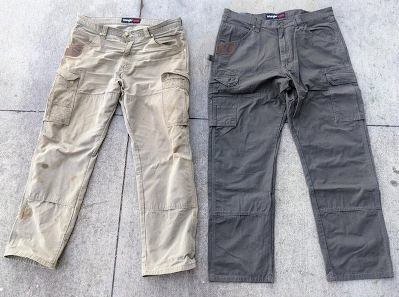 11. Stare i nove radne hlače