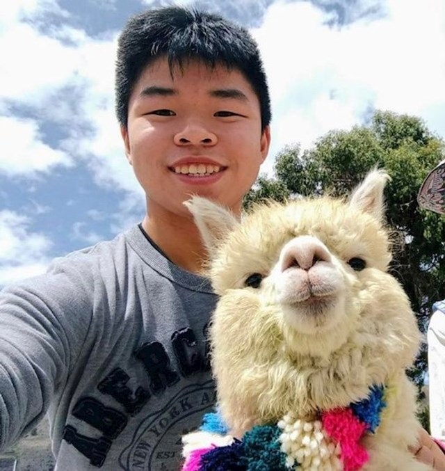 18. Upoznao je jednu jako sretnu Alpacu.