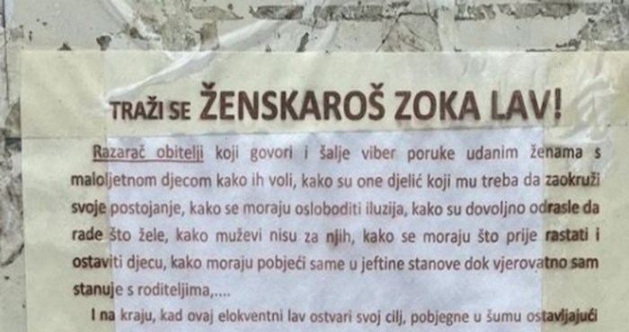 Žena iz Dugog Sela ostavila je nesvakidašnju obavijest na ulici i nasmijala tisuće ljudi