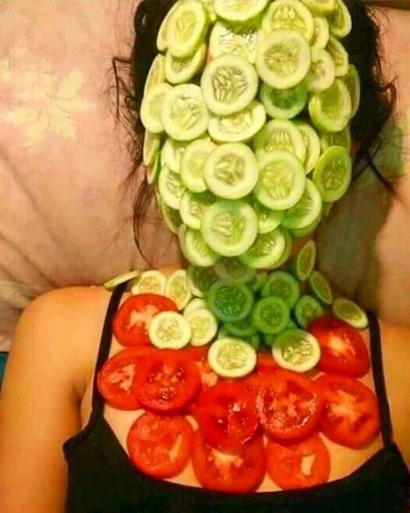 3. Čula je da je to zdravo za kožu...