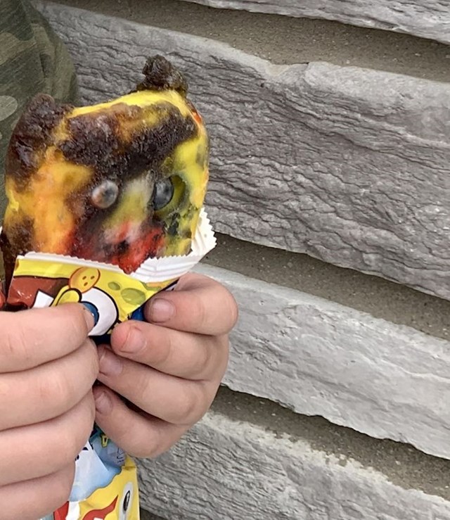 14. "Moj sin bio je jako uzbuđen što će pojesti Spužva Bob sladoled."