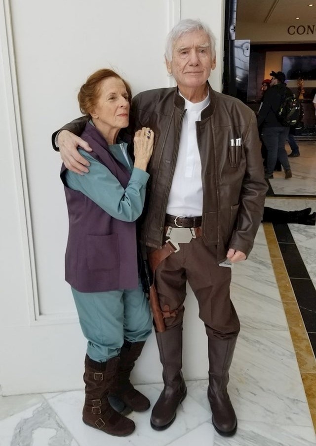 7. Princeza Leia i Han Solo.  Nikad niste pre stari za kostimiranje.