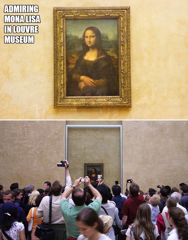 2. Mona Lisa u muzeju Louvre