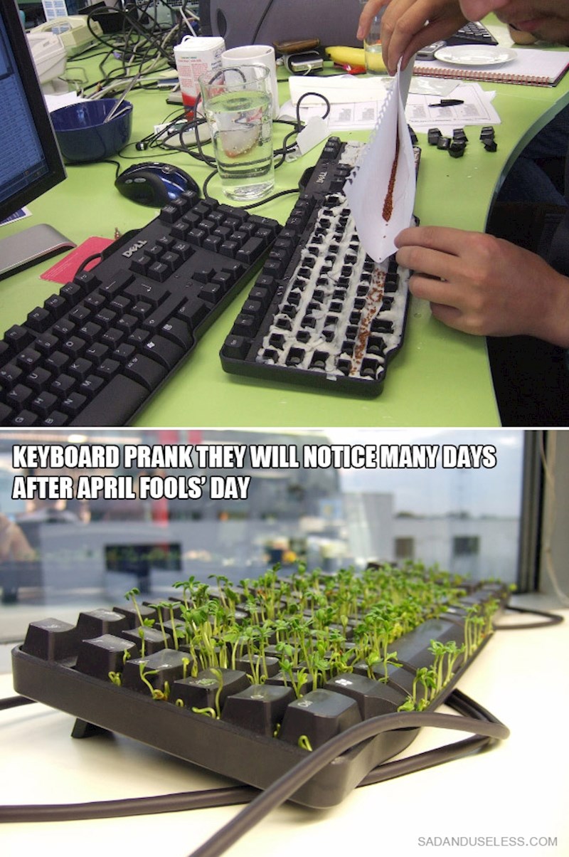 3. Podvala s tipkovnicom koja će se primijetiti tek nekoliko dana nakon Prvog aprila