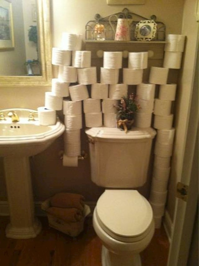 "Žalio se da nikad nitko ne stavlja novi wc papir i onda napravio ovo."
