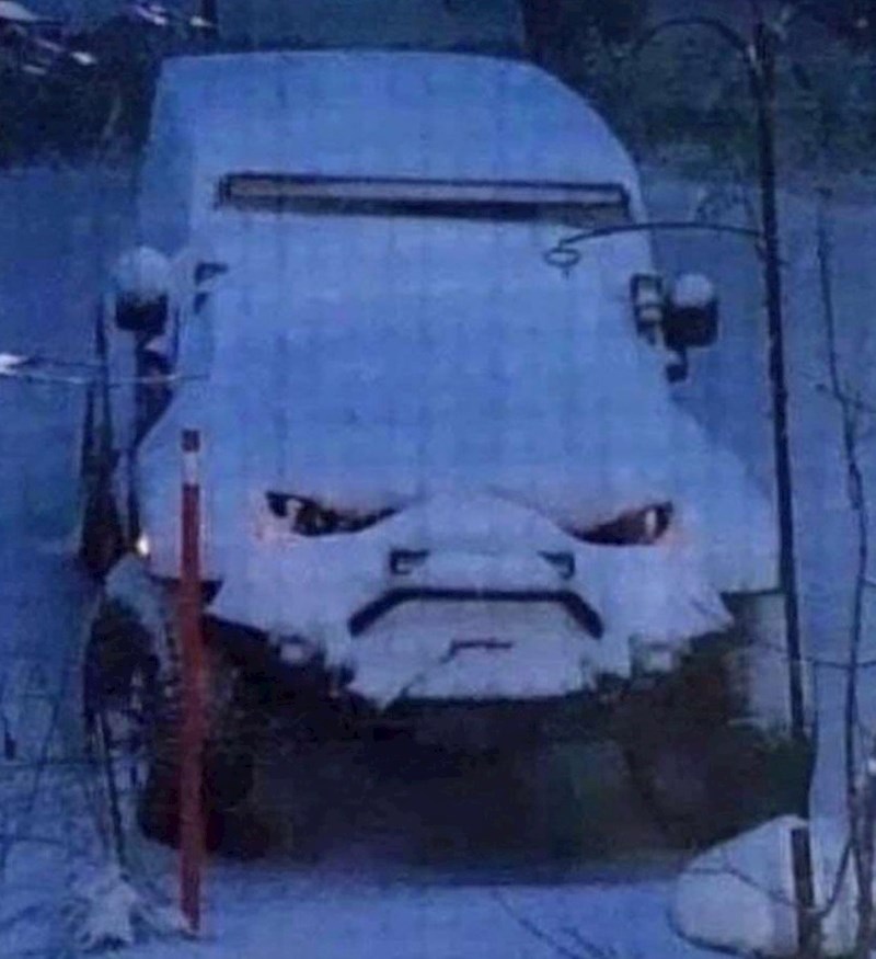 4. Nije baš zadovoljan zbog vremenskih uvjeta koji su ga snašli