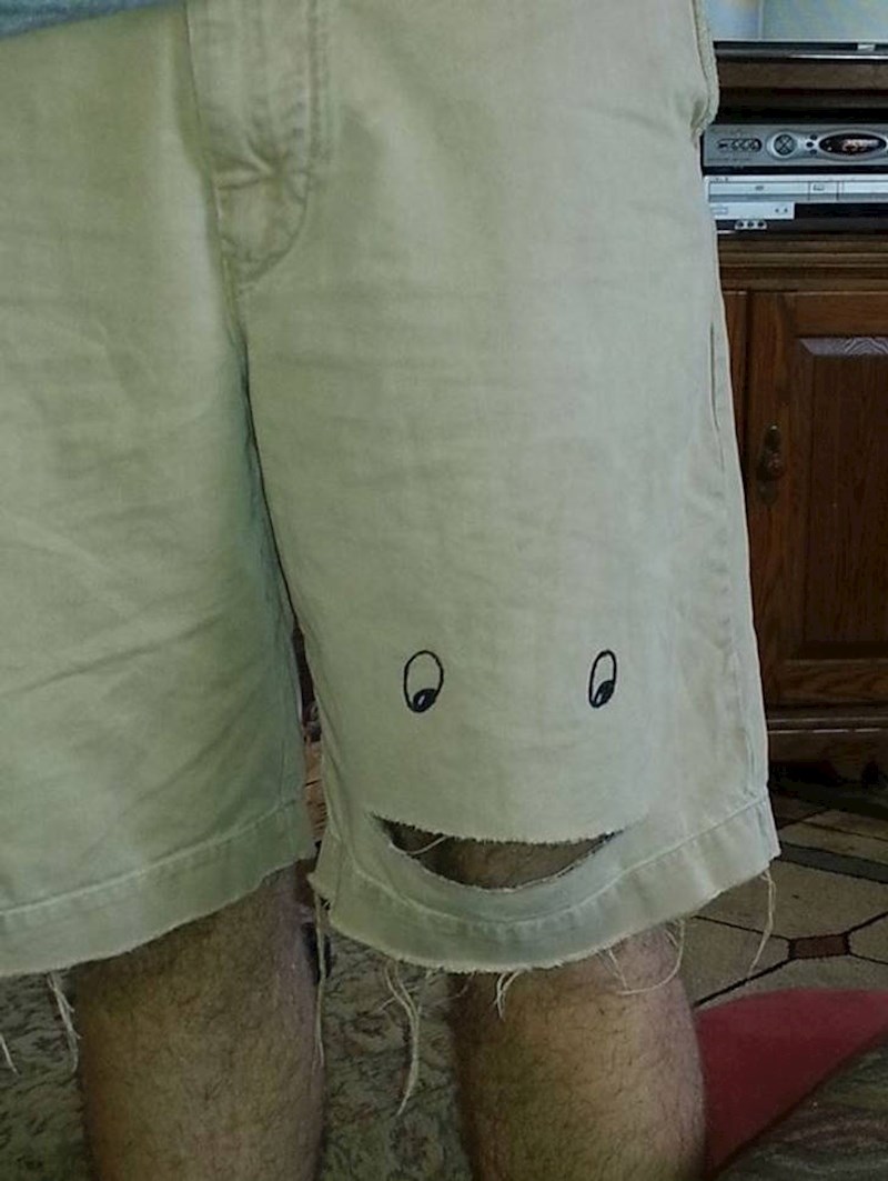 11. Niti hlače koje su se poderale nisu mu uspjele pokvariti raspoloženje