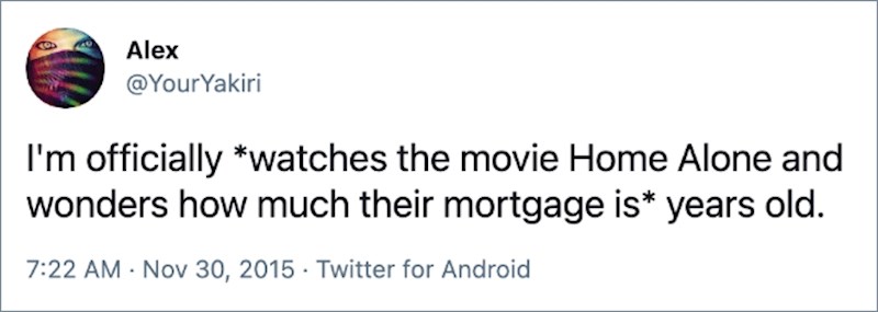 6. Toliko sam stara da se kad gledam Sam u kući pitam kolika im je hipoteka na kuću.