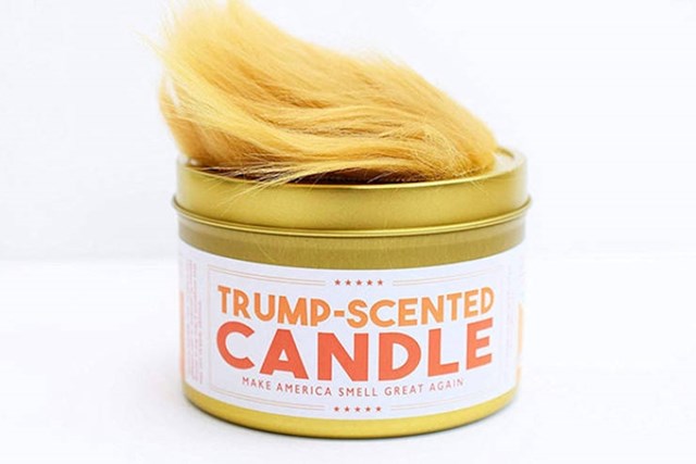 2. Mirisna svijeća inspirirana frizurom Donalda Trumpa
