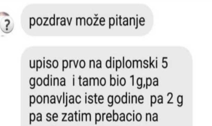 Tražio je savjet na Fejsu u vezi rada preko student servisa i nasmijao tisuće, pogledajte zašto