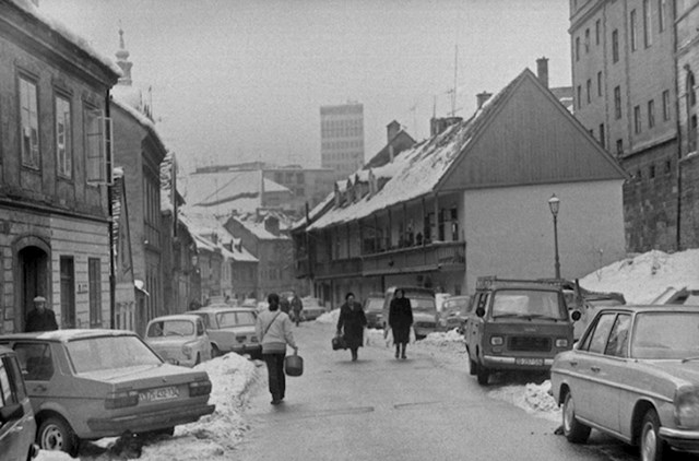 2. Snijeg u Tkalčićevoj ulici, 1980.