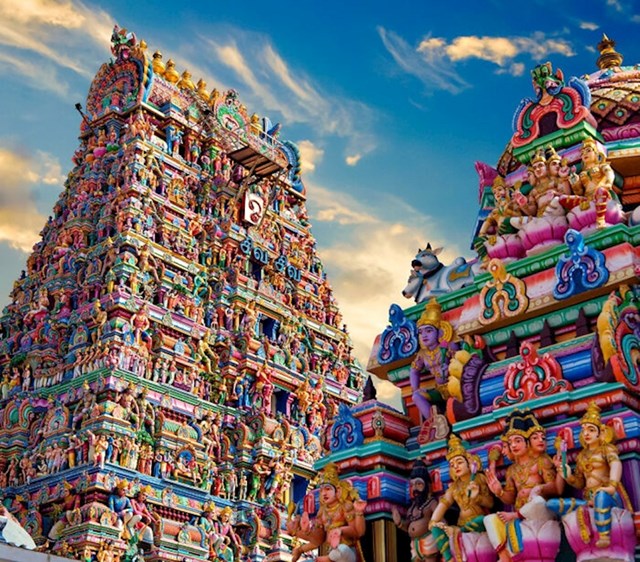 14. Hinduistički hram Kapaleeswarar u Indiji