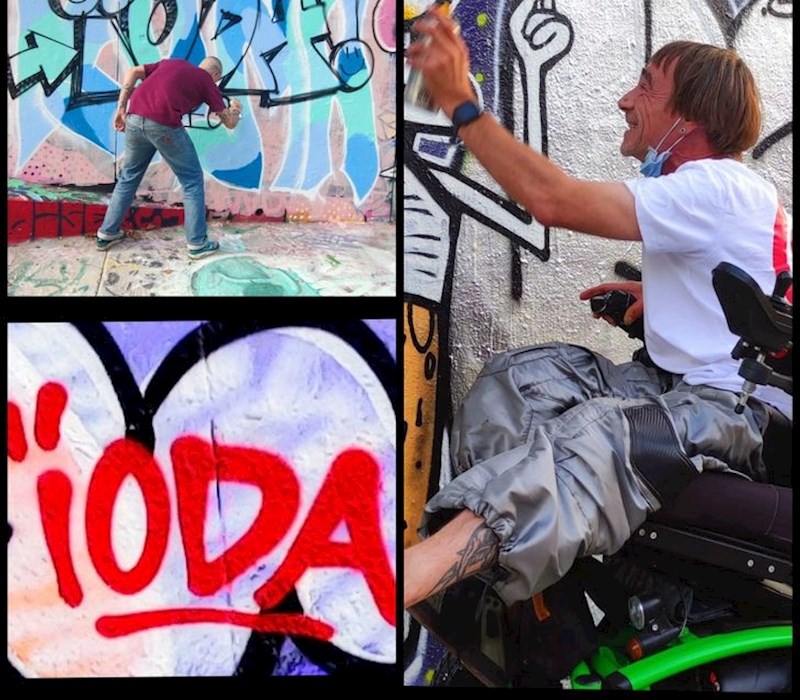 5. "Moj ujak živi s invaliditetom, a ono što mu daje snagu je ulična umjetnost!"