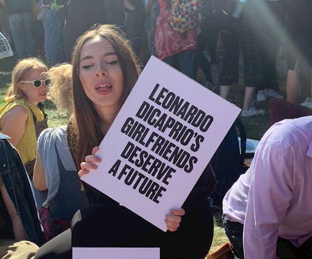"Djevojke Leonarda DiCaprija zaslužuju budućnost."