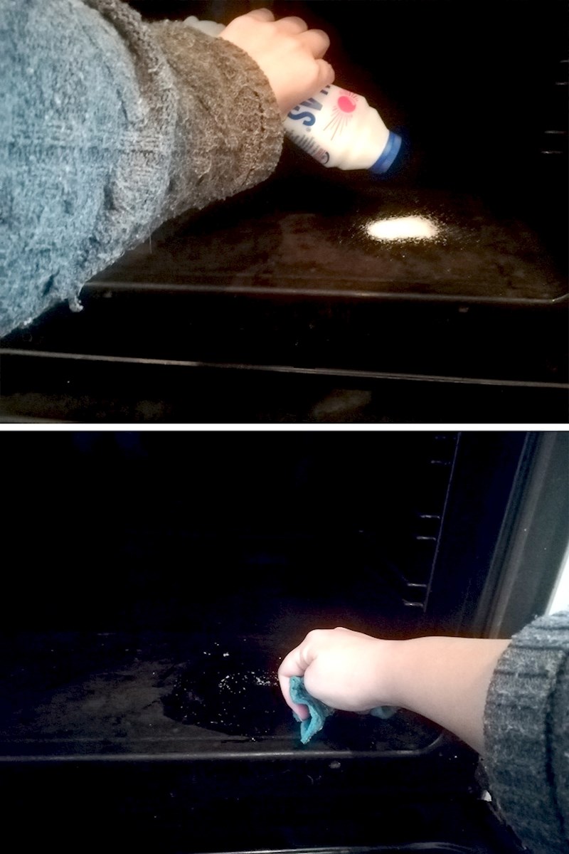 6. Sol pomaže u otklanjanju nečistoća u pećnici